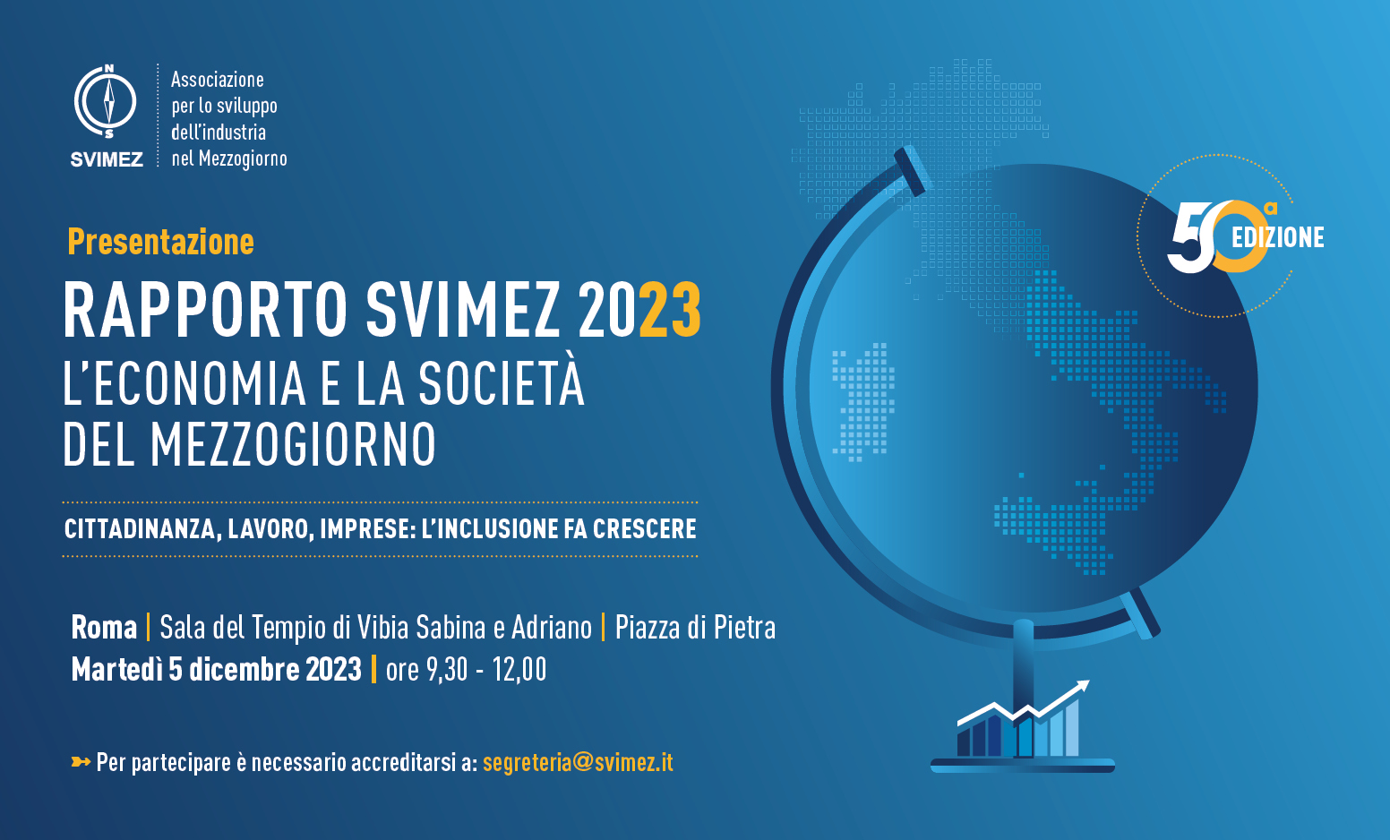 Rapporto SVIMEZ 2023 - Rapporto sull’economia e la società del Mezzogiorno
